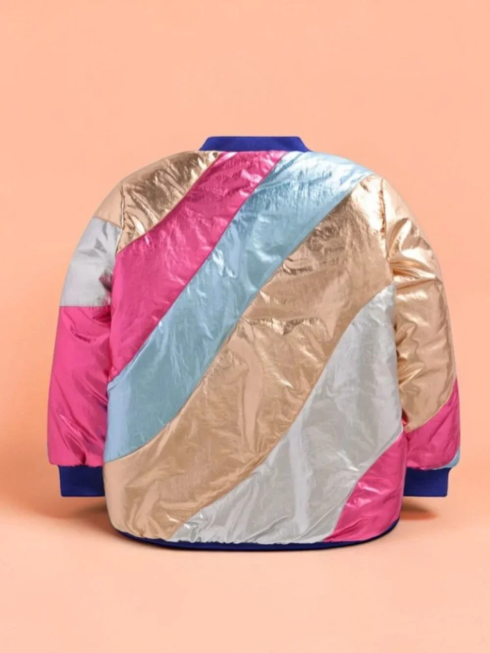 NWOT Mini Boden Fun Bomber Jacket